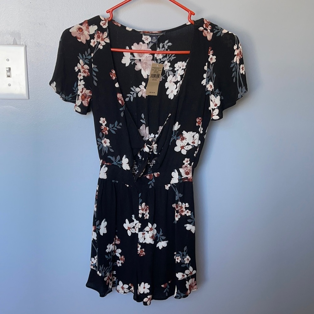 Romper with cut out